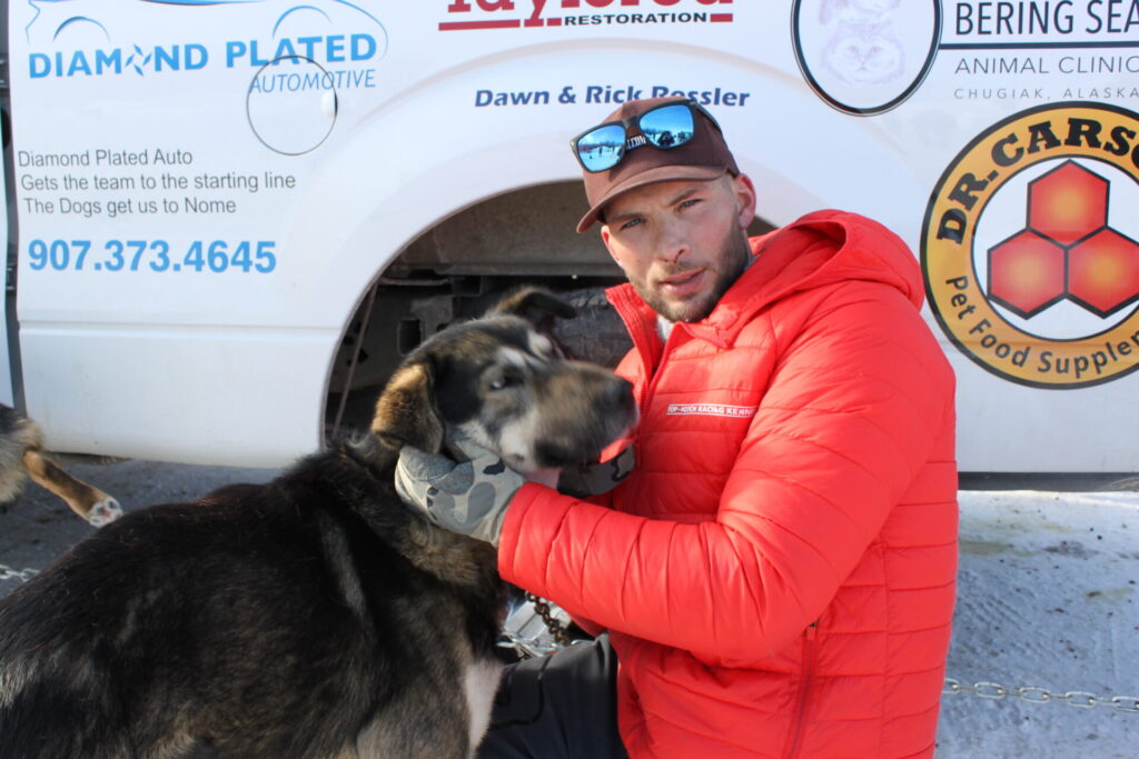 Patrick Mackey at the Willow Restart Iditarod 2023