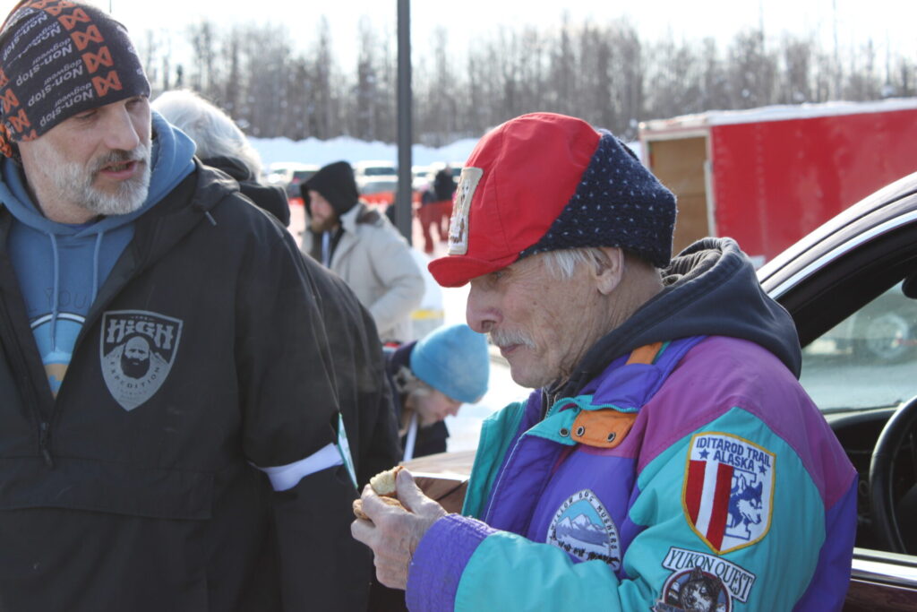 Iditarod Legend Dick Mackey at the Willow Restart Iditarod 2023