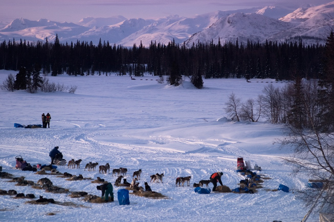 Iditarod checkpoint Jason Mackey Finger Lake