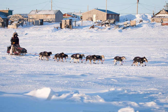 Iditarod checkpoint Jason Mackey Unalakleet