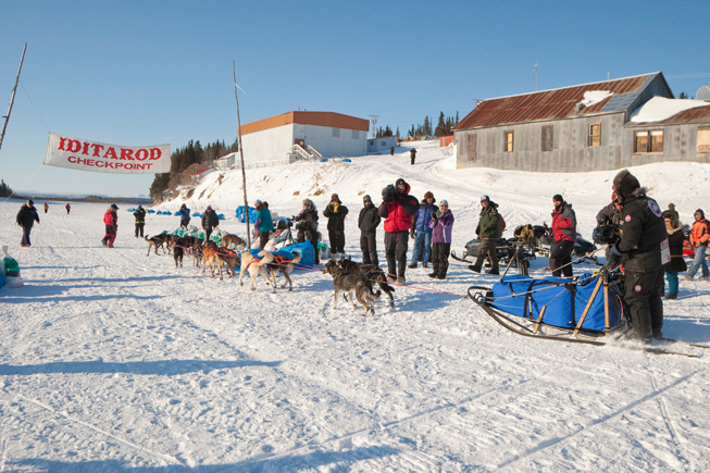 Iditarod checkpoint Jason Mackey White Mountain